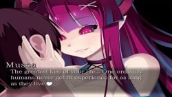 1080p alluring animated big_breasts breasts cum decensored demon demon_girl draining draining_energy draining_kiss draining_life draining_life-force draining_semen draining_soul draining_vitality energy_drain english_subtitles eyebrows_visible_through_hair forced_ejaculation french_kiss game_cg giggle giggling hands_behind_head holding_head horns japanese_dub killing kissing licking_lips lips longer_than_2_minutes longer_than_30_seconds longer_than_3_minutes longer_than_4_minutes longer_than_5_minutes longer_than_one_minute looking_at_prey mole_under_mouth myusca_(succubus_prison) pink_eyes pink_hair pointy_ears seducing seduction seductive seductive_body seductive_eyes seductive_look seductive_mouth seductive_pose seductive_smile shiki_(psychedelic_g2) shiny_skin succubus succubus_horns succubus_prison sucking tagme video voluptuous voluptuous_female x_hair_ornament