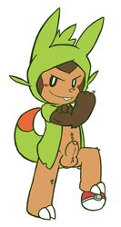 balls chespin male male_only nintendo oob penis pokemon solo video_games