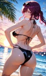 ai_generated beach honkai:_star_rail kafka_(honkai:_star_rail) pose