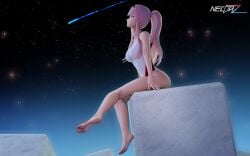 barefoot darling_in_the_franxx feet foot_fetish necdaz91 soles zero_two_(darling_in_the_franxx)