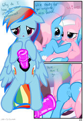 3girls aloe_(mlp) anus blush comic cutie_mark dialogue dildo edit english_text equine female female_only feral friendship_is_magic group group_sex hisexpliciteditor horse lotus_blossom mammal my_little_pony pegasus pony presenting pussy pyruvate rainbow_dash_(mlp) sex sex_toy sibling spa strapon text threesome twins vaginal_penetration wings yuri