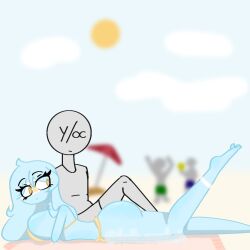 alternate_version_available anon argentina_(countryhumans) ass beach beach_towel big_ass big_breasts bikini countryhumans countryhumans_girl doodle_sweet_ch feet female female_focus hair leg_up looking_back n/a prone sand solo solo_focus thick_thighs thighs thin_waist viewer you