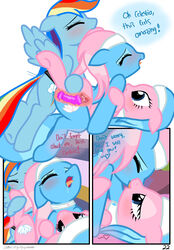 3girls aloe_(mlp) blue_fur blush collar comic cutie_mark dialogue dildo drooling edit english_text equine female female_only feral friendship_is_magic fur furry furry_only group group_sex hair hi_res hisexpliciteditor horse incest internal kissing lotus_blossom mammal multicolored_hair my_little_pony pegasus penetration pink_fur pyruvate rainbow_dash_(mlp) saliva sex sex_toy siblings sister sisters strapon text twincest twins vaginal_penetration wings yuri