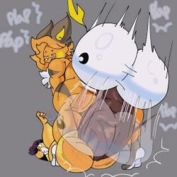 1girls abby_(lattemon) animated balls big_balls big_belly big_penis cum cum_inside cumflated_belly cumflation female furry huge_cock hyper_penis inflation lattemon lattemon_(character) mp4 penis pokémon_(species) pokemon pokemon_(species) raichu rough_sex sex slideshow sound tagme video