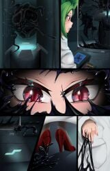 comic female ferelia_ctesias marvel miqo'te rikatsuky slime symbiote tentacle