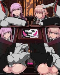 boxman cuckold danganronpa death hinata_hajime imminent_death imminent_rape imminent_sex imminent_vaginal kirigiri_kyouko naegi_makoto nanami_chiaki tagme vaginal_penetration