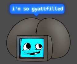 animate_inanimate big_ass bubble_butt huge_ass hyper_ass lewdyoshyboy tagme thick_thighs tv wide_hips