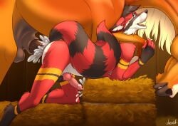 akira_(character) anal anal_sex animal_genitalia animal_penis anthro anthro_on_feral anthro_penetrated balls barn bodily_fluids brown_penis canine_genitalia canine_penis cum date draft_horse drenia duo equid equine equine_genitalia equine_penis feral feral_penetrating feral_penetrating_anthro genital_fluids genitals hi_res horse hybrid male male/male male_penetrated male_penetrating male_penetrating_male mammal orgasm penetration penile penile_penetration penis penis_in_ass pink_penis procyonid quine raccoon sex thordon_(character) zoophilia