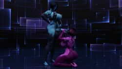 3d 3d_model areolae auditour balls breasts cortana daz_studio female futanari halo_(series) intersex large_breasts penis testicles video_game_character video_game_franchise
