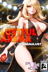 ai_generated battle big_ass big_breasts blonde_hair comic comic_cover cynthia_(pokemon) female gameboy humiliated miaulust nsfw pokegirl pokegirl_as_pokemon pokemon pokemon_black_&_white pokemon_black_2_&_white_2 pokemon_bw pokemon_rgby sexy_pose shirona_(pokemon) stadium videogame