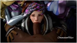 1boy 2019 3d 3girls 60fps :>= animated armor assisted_fellatio augmented_sombra big_penis blizzard_entertainment blowjob blowjob_face brigitte brown_eyes brown_hair chameleonhops cleavage closed_eyes clothed_female_nude_male cock_hungry dark-skinned_male dark_skin deep_blowjob endured_face eye_contact face_fucking feet_out_of_frame fellatio female fffm_foursome fictional_interracial forced_fellatio forced_oral foursome freckles gagging gangrape giver_pov guided_penetration hands_on_another's_head hands_on_another's_thighs head_grab interracial irrumatio longer_than_10_seconds looking_at_viewer loop male male_pov matching_hair/eyes moan moaning mouthful multiple_females multiple_girls munt_works no_pubes opennsfwsp oral oral_rape overwatch overwatch_2 penis pov questionable_consent rape shorter_than_30_seconds shorter_than_one_minute slurp sombra sound submissive tagme throat_fuck thrusting thrusting_into_mouth tight_fit video video_game_character watermark widowmaker