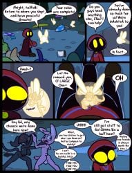2025 amphibian angry anthro ass backsack balls becoming_erect big_breasts big_butt big_eyes black_body black_glans black_nipples black_penis blonde_hair blue_body blue_clothing blue_eyes blue_hood blue_robe blue_scales blush breasts brother_(lore) brother_and_sister_(lore) brown_clothing brown_footwear brown_shoes canid canine cape caspar_the_frog clenched_teeth clothed clothing comic cross-popping_vein dialogue domestic_cat emerald_(ultilix) english_text erection felid feline felis female flying footwear fox frog fungus fur genitals glans green_body green_hair green_scales green_skin grinding group hair hand_holding hi_res humanoid humanoid_genitalia humanoid_on_humanoid humanoid_penis kissing_cheek lagomorph leo_the_magician leporid long_sleeves male male/female mammal motion_lines mouthless mushroom nipples no_pupils nude onomatopoeia pantsless penis pink_body pink_fur pink_hair profanity purple_hair rabbit red_cape red_clothing red_hood red_robe robe ruby_(ultilix) scales shadow_creature shoes short_tail sibling_(lore) sister_(lore) sofia_(ultilix) sound_effects speech_bubble tail teeth text ultilix wes_(ultilix) white_balls white_body white_fur white_inner_ear yellow_body yellow_eyes yellow_fur yellow_skin