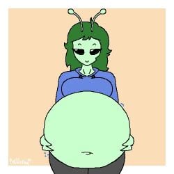 alien alien_girl alien_pred animated belly_grab belly_noises big_belly digestion digestion_noises grabbing_own_belly holding_belly lifting_belly original pebbleroni post_digestion slapping_belly slosh sloshing_belly sound tagme video vore vore_belly