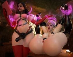 2girls 3d anal_sex animated anus anus_peek ass_grab athletic big_ass big_breasts bondage bondage breasts ciri cirilla_fiona_elen_riannon cleavage_cutout covered_nipples covered_pussy covering_crotch dark- dark_skin daughter dildo duo female female_only female_protagonist fit fit_female fondling french_kiss french_kissing french_nails hi_res huge_breasts human incest kissing large_breasts latex latex_clothing latex_gloves latex_legwear latex_thighhighs lingerie longer_than_one_minute magic magical_girl mind_break mind_control mindfuck missionary_position mother mother_and_daughter nyx34x spell spellbook spread_legs strap-on tattoo the_witcher_(series) thick thick_thighs tied_up tongue yennefer yennefer_of_vengerberg yuri