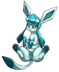 :3 absurd_res animal_genitalia animal_pussy animal_vulva anus bedroom_eyes buttercup_saiyan canid canine canine_genitalia canine_pussy canine_vulva eeveelution feet female feral generation_4_pokemon genitals glaceon hi_res mammal narrowed_eyes nintendo pawpads pokemon pokemon_(species) pussy seductive soles solo spread_legs spreading thick_thighs vulva wide_hips