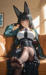 ai_generated feet hoshimi_miyabi neuschwanstein soles stockings toes zenless_zone_zero