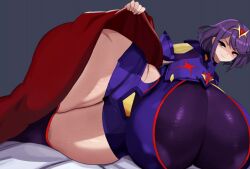 1girls alternate_version_available areolae areolae_visible_through_clothing ass ass_bigger_than_head bed bedroom bedroom_eyes big_areola big_ass big_breasts big_butt breasts breasts_bigger_than_head bubble_butt clothing curvaceous curvy curvy_figure female female_only huge_ass huge_breasts inviting inviting_under_covers mostly_clothed narrowed_eyes on_bed purple_hair pyra red_eyes senior_garabato solo solo_female thick_thighs voluptuous voluptuous_female wide_hips xenoblade_(series) xenoblade_chronicles_2