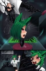 body_control comic female ferelia_ctesias marvel miqo'te rikatsuky slime symbiote tentacle