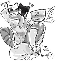 cuntboy cuntboy_penetrated dandy's_world finn_(dandy's_world) good_boy handcuffed puddng razzle_and_dazzle_(dandy's_world) virgin