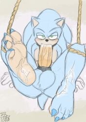 absurd_res anthro autofellatio balls big_balls big_penis blue_body blue_fur blue_skin bodily_fluids bondage bondage bound claws collar cum cum_in_mouth cum_inside cum_on_feet cum_on_leg de_volt embarrassed eulipotyphlan eye_roll feet fellatio fluffy_balls foot_fetish foot_focus fur genital_fluids genitals green_eyes hedgehog hi_res huge_balls legs_tied male mammal masturbation oral oral_masturbation paws penile penile_masturbation penis penis_tied rope sega sex sketch soles solo sonic_(series) sonic_the_hedgehog sonic_the_hedgehog_(series) spread_legs spreading tied_balls toe_claws vein veiny_penis