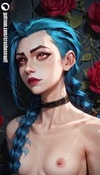 ai_generated breasts female jinx_(arcane) jinx_(league_of_legends) sexy