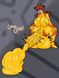 1futa 2d ahe_gao big_ass big_balls big_breasts big_penis blue_eyes bodysuit brown_hair clothed clothed_futa condom_suit corridor crown cum cum_in_bodysuit cum_in_clothes cum_inside ejaculation eyes_rolling_back filled_condom full_body_suit futa_focus futa_only futanari guavagrunt hallway hands_on_thighs huge_ass huge_balls huge_breasts huge_cock intersex latex mario_(series) mascara mascara_running mascara_tears nipple_slip open_legs open_mouth orgasm orgasm_face princess_daisy running_mascara runny_makeup spandex squatting thick_thighs thighs veiny_penis wall yellow_bodysuit zero_suit