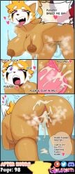 absurd_res aggretsuko ailurid all_fours anthro anus artifact_the_fox ass ass_up bent_over big_breasts black_body black_fur bodily_fluids bouncing_breasts brainwashed brainwashing breasts brown_body brown_fur canid canine cheating cheating_(relationship) cheating_wife cheek_tuft comic comic_page corrupted corruption cuckold cum cum_drip cum_from_pussy cum_in_pussy cum_inside cum_on_butt cum_on_ground cumshot dialogue dirty_talk dominant dominant_male dripping duo ejaculation eyelashes eyeliner eyeshadow facial_tuft female femsub fox fox_boy from_behind_position fur furry genital_fluids genitals glowhorn head_tuft heart_symbol hi_res holding_arm holding_arms holding_wrist holding_wrists hypnosis infidelity looking_pleasured magic makeup male male/female maledom mammal mascara master mind_alteration mind_control moan netorare nipples nude office open_mouth orange_body orange_fur penetration penile penile_penetration penis penis_in_pussy personality_change pink_eyes pleasured_female pussy pussy_juice_drip pussy_juice_string red_body red_fur red_panda red_panda_girl retsuko sanrio sex sharp_teeth shuddering steam submissive submissive_female sweat tan_body tan_fur teeth tongue tongue_out tuft vaginal_fluids vaginal_penetration white_body white_fur