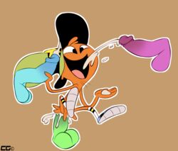 anal anal_sex balls crazedg cum cum_in_ass cum_in_mouth cum_inside disembodied_penis foursome gay group group_sex handjob hat male oral penetration penis sex star_nomad wander_(wander_over_yonder) wander_over_yonder