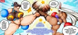 2girls big_ass big_breasts big_thighs boku_no_hero_academia breasts bust busty capcom chun-li crossover curvaceous curvy curvy_figure dark-skinned_female dark_skin digital_media_(artwork) female hips hourglass_figure huge_ass huge_breasts huge_thighs large_ass large_breasts large_thighs legs light-skinned_female light_skin mature mature_female miruko my_hero_academia rumi_usagiyama slim_waist street_fighter thick thick_hips thick_legs thick_thighs thighs usagiyama_rumi voluptuous waist wide_hips wide_thighs witchking00