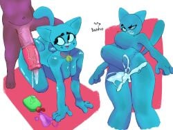 2025 3_toes 4_fingers absurd_res all_fours animal_genitalia animal_penis anthro anthro_on_anthro anthro_penetrated anthro_penetrating anthro_penetrating_anthro ass bashio bell bell_collar big_breasts big_butt big_penis black_eyes blue_sclera bodily_fluids breasts cartoon_network clenched_teeth collar collar_only cum cum_from_pussy cum_in_pussy cum_inside cum_splatter domestic_cat duo equine_genitalia equine_penis erection faceless_anthro faceless_character faceless_male feet felid feline felis female female_penetrated fingers fur genital_fluids genitals hi_res huge_cock interspecies lube lube_bottle male male/female male_penetrating male_penetrating_female mammal nicole_watterson nude open_mouth penetration penis pink_penis precum purple_body purple_fur red_collar red_nose red_penis sex smile standing stomach_bulge teeth the_amazing_world_of_gumball thick_penis thick_thighs tight_fit toes whiskers