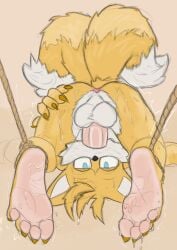 absurd_res anthro ass autofellatio balls big_balls big_penis blue_eyes bodily_fluids bondage bound canid canine claws de_volt embarrassed eye_roll feet fluffy_balls foot_fetish foot_focus fox fur genital_fluids genitals hi_res huge_balls legs_tied male mammal masturbation nude oral oral_masturbation paws penile penile_masturbation penis rope sega sketch soles solo solo_focus sonic_(series) sonic_the_hedgehog_(series) spread_legs spreading submissive submissive_male sweaty_ass sweaty_body sweaty_feet sweaty_legs sweaty_toes tail tails tails_the_fox toe_claws yellow_body yellow_fur