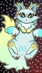 anus corruption corruption_kitty domestic_cat felid felidflora feline felis female feral hi_res mammal pussy solo space star vulva