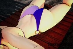 3d 3d_(artwork) 3d_animation animated beach big_ass big_breasts blowjob cg cowboy_bebop faye_valentine handjob licking licking_penis outdoors public selfie selfie_fellatio tagme video