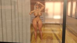 1girls 3d 3d_model alessa_(auditour) areolae auditour breasts daz_studio female human human_only large_breasts light-skinned_female light_skin original_character solo