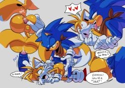 2025 anal anal_sex anthro anthro_male anthro_on_anthro anthro_penetrated anthro_penetrating anthro_penetrating_anthro balls blue_body blue_eyes blue_fur bodily_fluids canid canine canis cheek_tuft duo english_text eulipotyphlan facial_tuft fox from_behind_position fur furry furry_male furry_only furry_tail gay gay_anal gay_male gay_sex genitals green_eyes hedgehog hi_res licking male male/male male_anthro male_furry mammal multicolored_body multicolored_fur penetration penis saliva saliva_on_anus saliva_on_penis sega sex sondivs sonic_boom sonic_the_hedgehog sonic_the_hedgehog_(series) tails tails tails_the_fox tan_body tan_fur text tongue tuft two_tone_body two_tone_fur white_body white_fur yellow_body yellow_fur