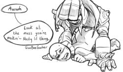 big_dom_small_sub black_and_white dirty_talk goobeegoober highres mr._wpnz smg4 twitter twitter_link