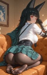 ai_generated feet hoshimi_miyabi neuschwanstein soles stockings toes zenless_zone_zero