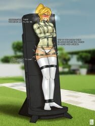1girls bondage female female_only metroid panties pixiv_link samus_aran solo solo_female tagme