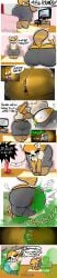aggressive_retsuko aggretsuko comic comic_strip fart fart_fetish micro retsuko shrunken_female tsunoda tsunoda_(aggretsuko) unaware wattabongo