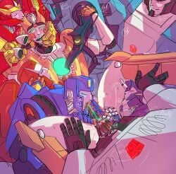 1girls 7boys bisexual bisexual_male biting blowjob blowjob_while_penetrated carrying_partner clitoris cuntboy cuntboy_sans_balls female fortress_maximus gangbang gay gay_sex glasses hand_on_pussy hand_on_thigh herm hermaphrodite hot_rod intersex intersex/female intersex/intersex intersex/male intersex_penetrated licking male maleherm megatron moaning multi_genitalia multiple_boys nautica oral orgy penis pussy ratchet_(transformers) robot robot_boy robot_girl robot_humanoid rodimus rodimus_prime rung schandbringer skids sucking transformers transformers_idw valve_penetration valveplug whirl_(transformers) wholesome_sex