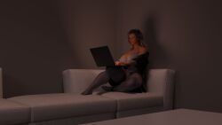 1girls 3d 3d_model alessa_(auditour) auditour daz_studio female human human_only light-skinned_female light_skin original_character solo
