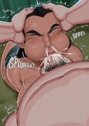 1female 1male 1male1female alternate_version anonymous_male armpit_hair asian asian_female asian_male black_hair caption choking choking_on_cock choking_on_penis cum cum_from_nose cumming cumming_inside_mouth cyberboi disney fa_mulan fat_bastard fat_male forehead_vein gagging gagging_noise gagging_on_penis hairy_armpits huge_breasts mulan mulan_(1998_film) nipples_visible_through_clothing outside_sex penis_on_cheek penis_on_face pubic_hair snot sumo_wrestler veiny_face veiny_penis voluptuous voluptuous_body white_skin