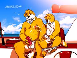 2boys age_difference anthro balls boat brothers canine chubby clothing cum cumshot dog duo fur furry furry_only gay male male_only mammal masturbation mazemore orgasm outside penis sibling uncut underwear yaoi