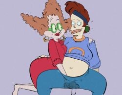 2girls betty_deville big_belly charlotte_pickles cheating_wife chubby chubby_female cum_leaking fingering glasses hand_in_pants jodero nickelodeon nipples nipples_visible_through_clothing pussy_juice_drip rugrats shirt_lift wet wet_pussy