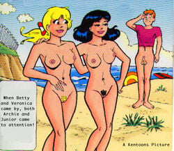 archie_andrews archie_comics betty_and_veronica betty_cooper breasts kentoons penis puberty pubic_hair pussy veronica_lodge