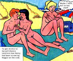 archie_andrews archie_comics betty_and_veronica betty_cooper breasts kentoons puberty pubic_hair pussy veronica_lodge