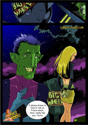 beast_boy comic comics-toons.com dc_comics female male okunev smooth_skin teen_titans terra