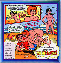 <3 alexander_cabot_iii alexandra_cabot archie_comics beach breasts hanna-barbera josie_and_the_pussycats josie_mcoy kentoons nipples pussy