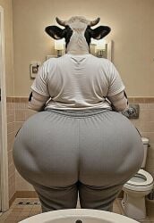 ai_generated anthro anthro_only arms ass ass_bigger_than_head background backs balls belly big big_ass big_balls big_butt big_thighs black body bovine bubble bubble_ass bubble_butt character characters clothed clothed_sex clothes clothing cow_ears dress dressed ear edit gigantic_ass gigantic_balls head huge_ass huge_balls huge_butt human humanoid hyper_ass hyper_balls hyper_butt image legs light long looking_at_ass looking_at_viewer looking_back looking_back_at_viewer markang505 massive massive_ass massive_butt pose posed posing posing_for_the_viewer request requested self sex sexy thighs toilet white