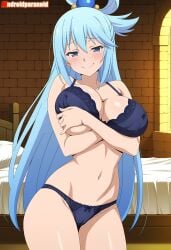 1girls ai_generated aindroidparanoid aqua_(konosuba) ass big_ass big_breasts big_butt blue_hair breasts busty cameltoe cleavage curvy cute fat_ass female female_only hair hi_res hips huge_ass huge_breasts human kono_subarashii_sekai_ni_shukufuku_wo! konosuba large_ass large_breasts legs lingerie narrow_waist nipple_bulge panties slim_waist smile tagme thick thick_ass thick_thighs voluptuous waist wide_hips